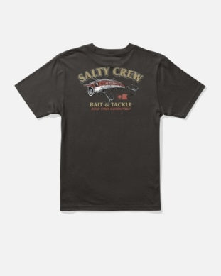 Salty crew youth snag it tshirt 20035915y black