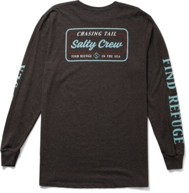 Salty Crew Marina classic long sleeve tshirt 20135412 charcoal