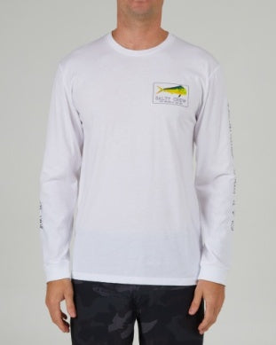 Salty Crew golden mahi long sleeve tshirt 20135492 white