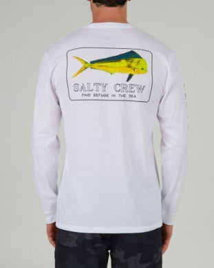 Salty Crew golden mahi long sleeve tshirt 20135492 white