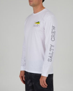 Salty Crew golden mahi long sleeve tshirt 20135492 white