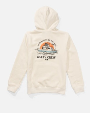 Salty crew youth day charter hoody 20335390y bone