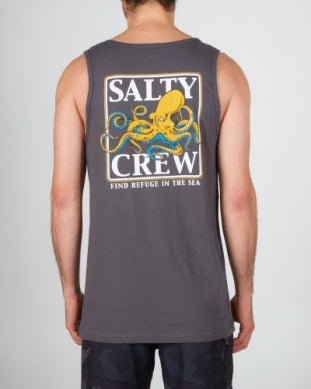 Salty Crew ink slinger tank 20635098 charcoal