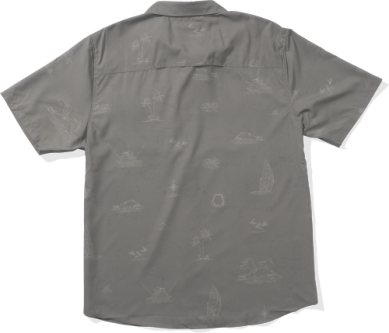 Salty Crew helmsman uv short sleeve button up shirt 21035138 olive