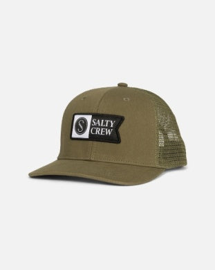 Salty crew pinnacle retro hat 35035214y oil green