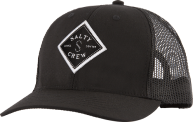 Salty crew sealine trucker hat 35035228y black