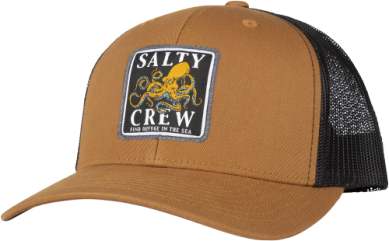 Salty Crew ink slinger retro snapback hat 35035447 camel