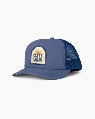 Salty Crew crusin trucker hat 35035560w blue lagoon