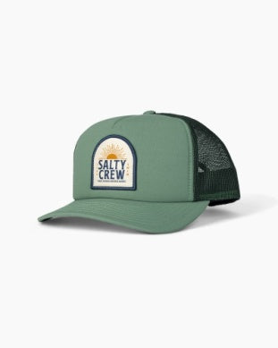 Salty Crew crusin trucker hat 35035560w atlantic green