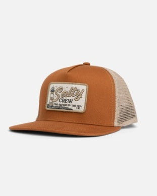 Salty crew ashore trucker hat 35035672 faded clay