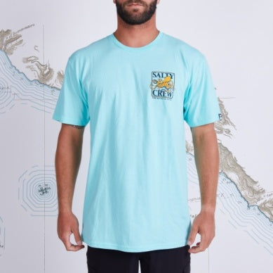 Salty Crew youth ink slinger tshirt 20035490y sea foam