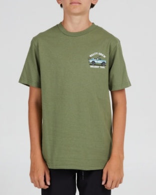 Salty Crew youth off road tshirt 20035614y sage green