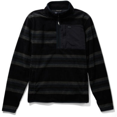 Salty Crew swellter polar fleece half zip 20335313 coal