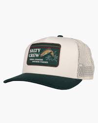 Salty Crew Double Haul trucker hat 35035530 ivory