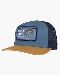 Salty Crew Double Haul trucker hat 35035530 slate