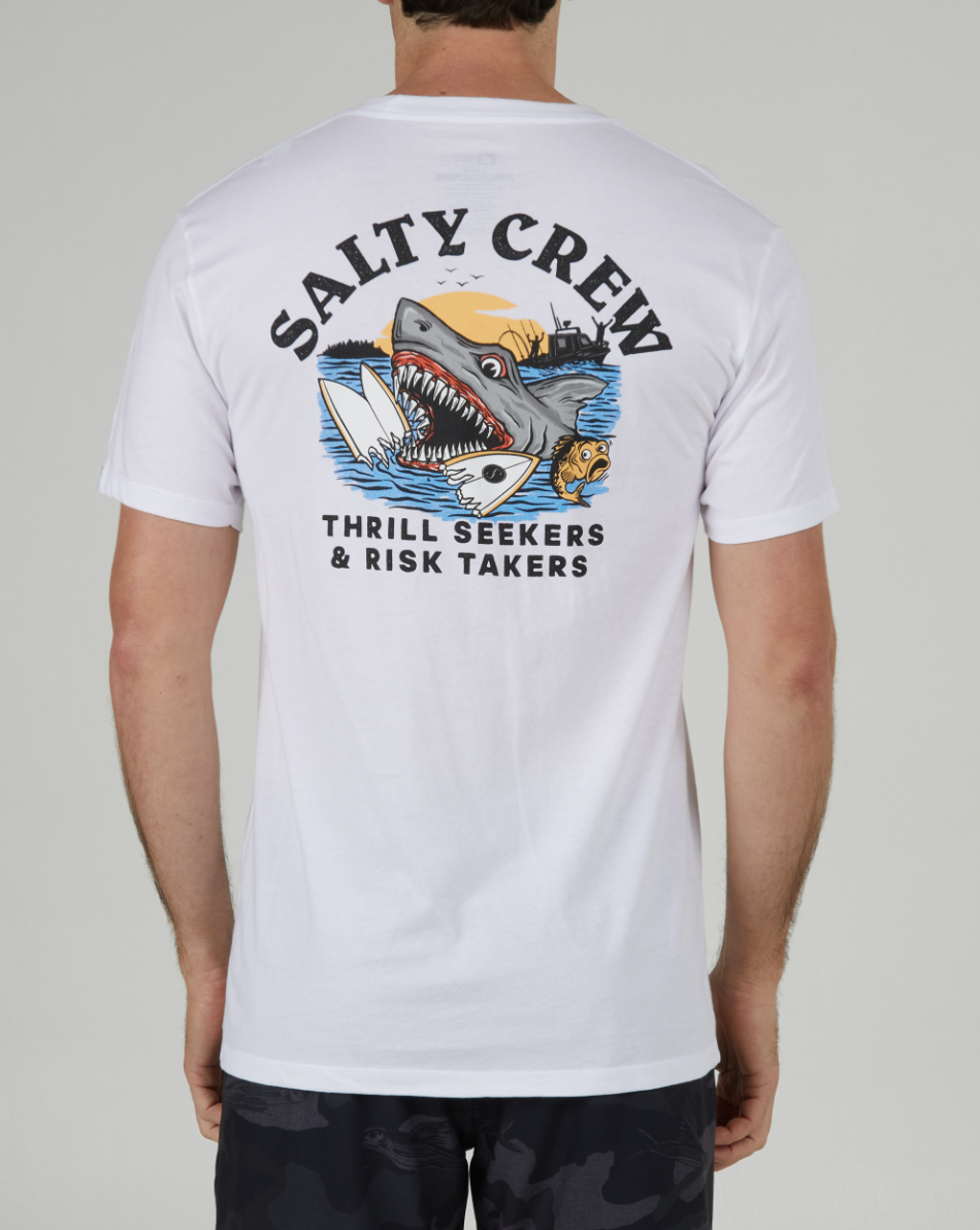 Salty Crew Terror Shark Tshirt 20035680 white