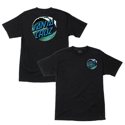 Santa cruz mens tshirt wave dot 44152076 black