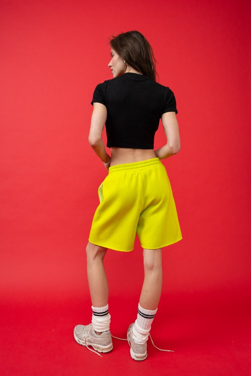 Malibu rib basic crew neck cropped top s10537 black