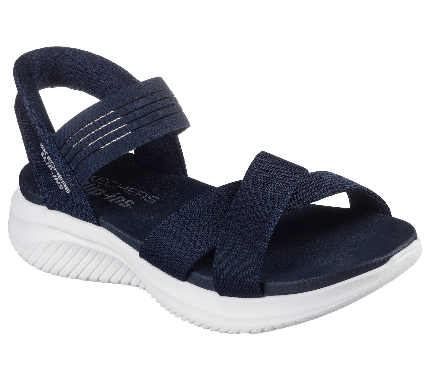 Skechers ultra flex slip in sandal 11997nvy navy