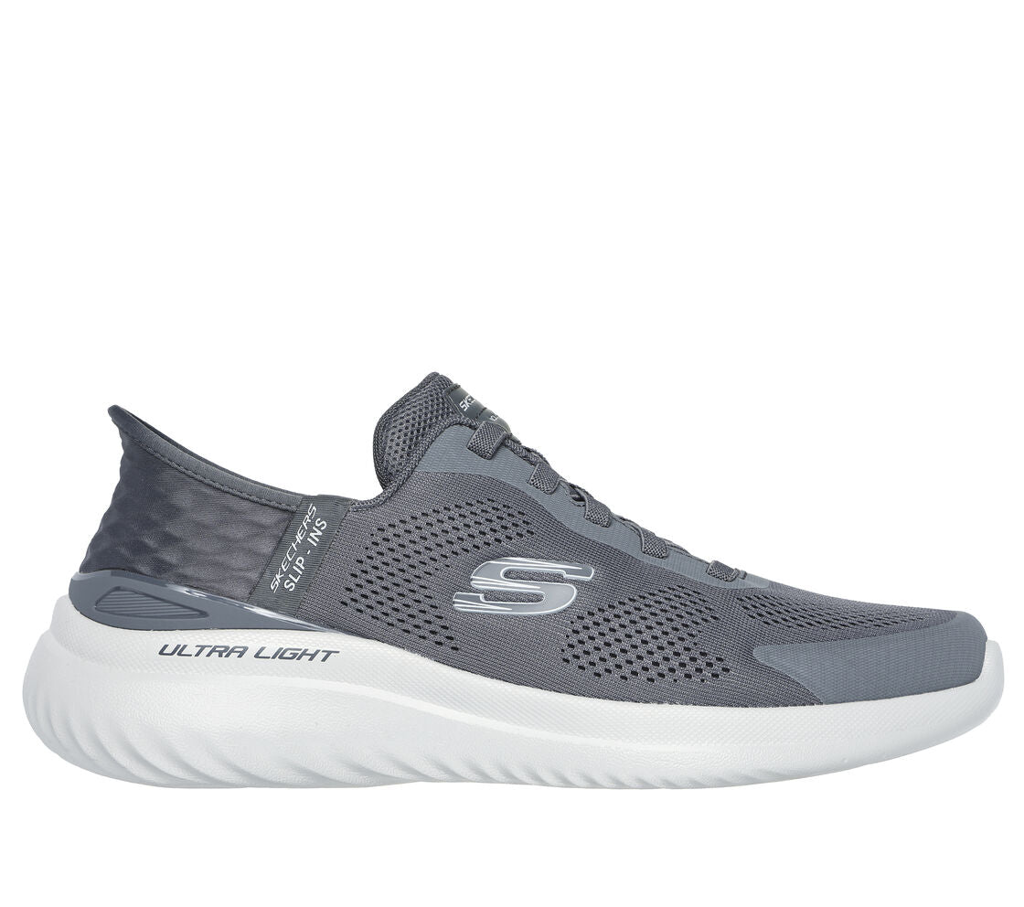 Mens Skechers Slip-ins: Bounder 2.0 - Emerged WIDE  232459W char grey