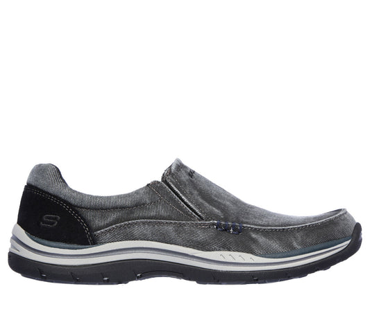 Skechers Relaxed Fit: Expected - Avillo 64109 black available in regular width and wide width