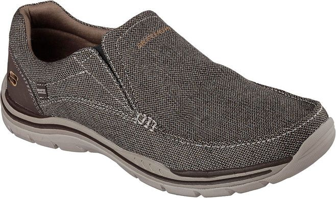 Skechers Relaxed Fit: Expected - Avillo 64109 dkbr  brown