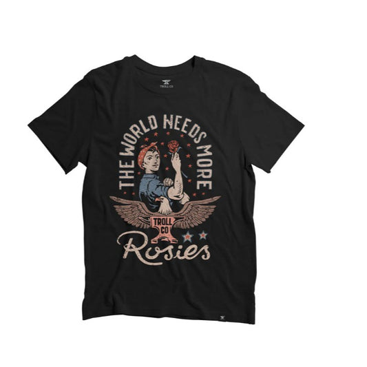 Dirty hands clean money youth rosie tshirt tc2139 black
