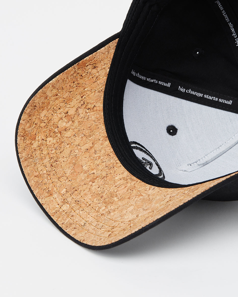 Ten Tree Logo Cork Brim Altitude hat tau2589-0164 meteorite black