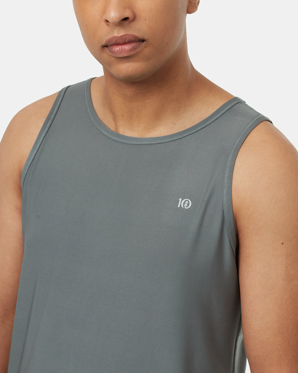 Ten tree active soft knit light tank tcm5770-3180 light urban green