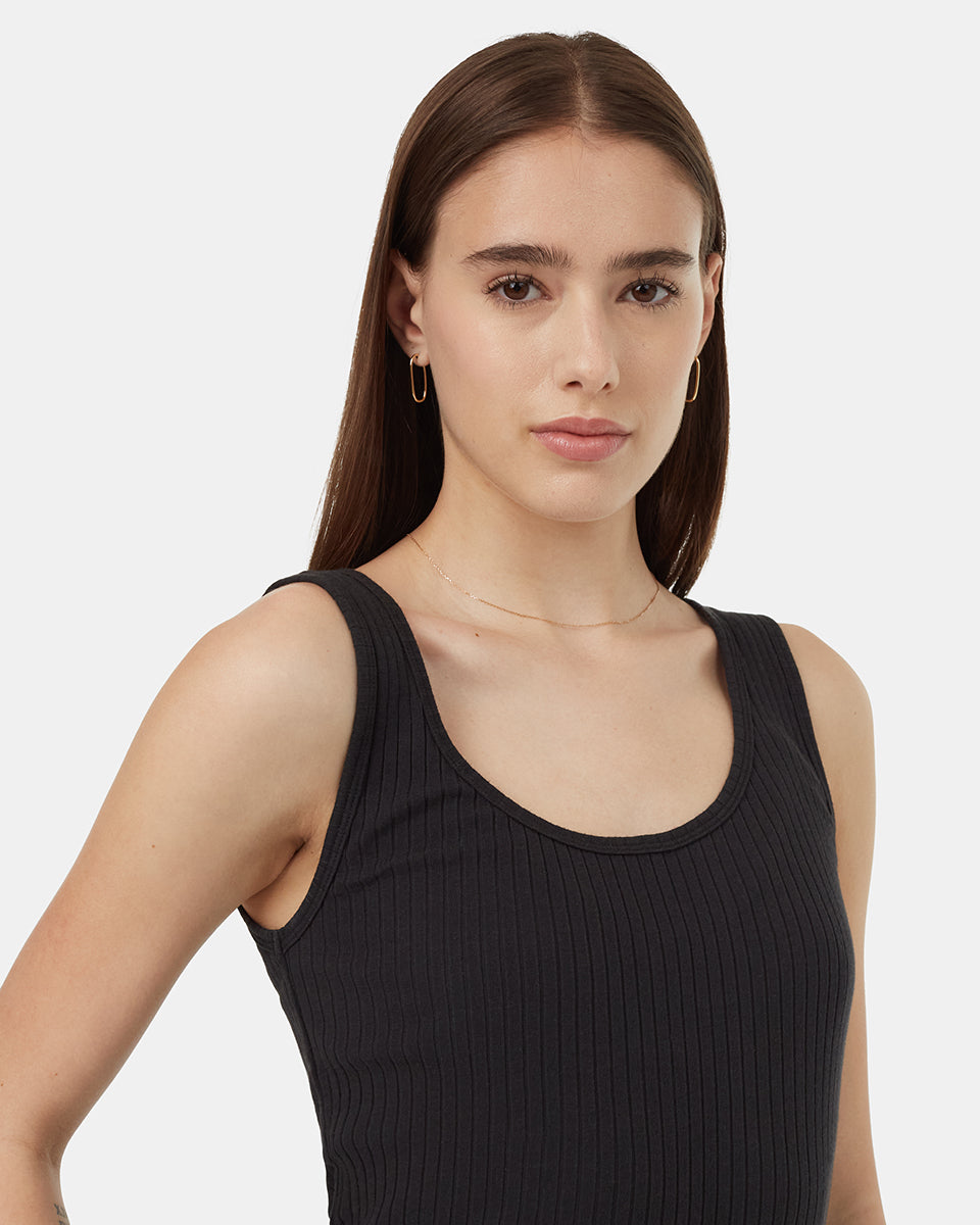 ten tree rib basic cami tcw4163-0164 black