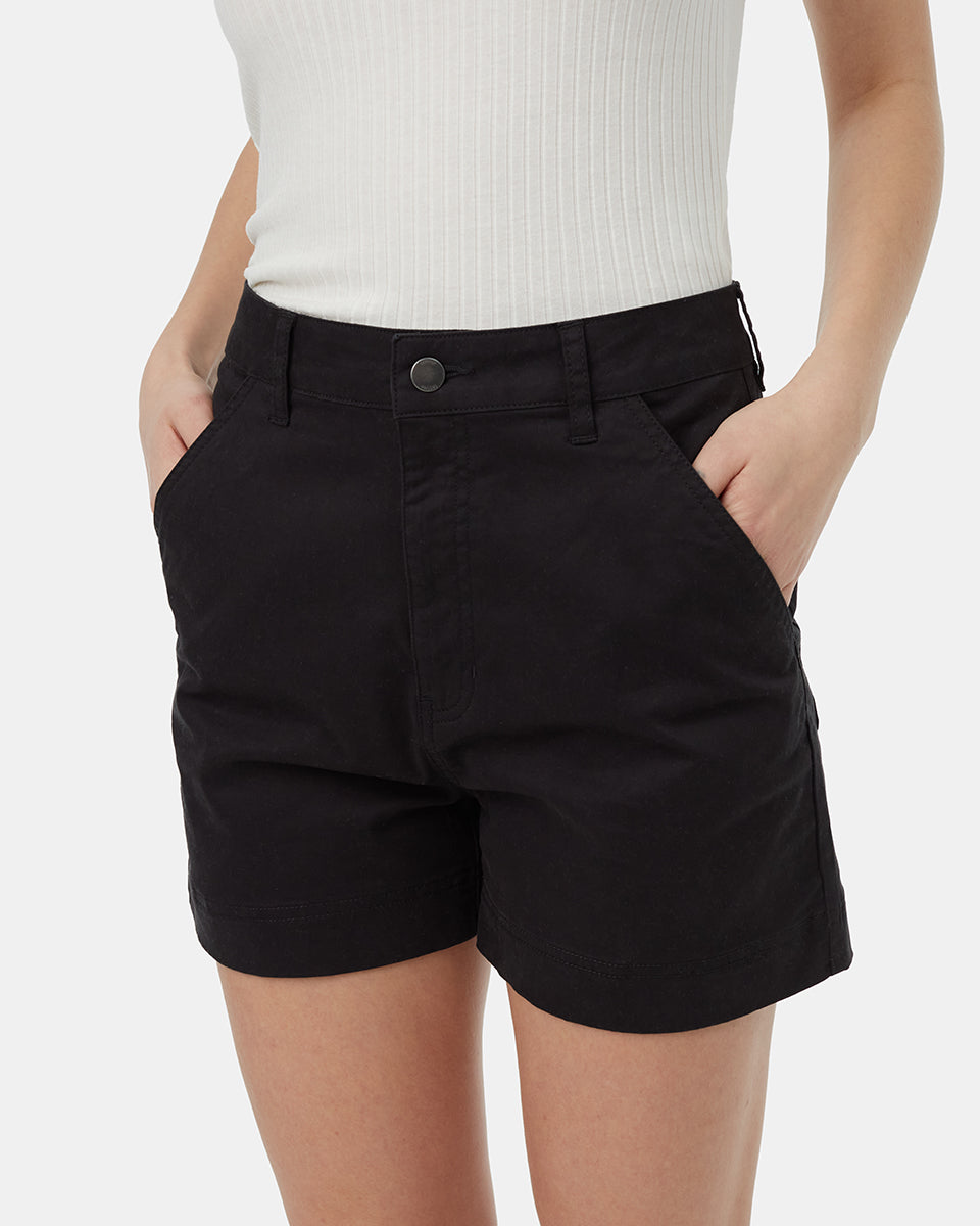 Ten tree twill high waist short tcw4296-0164 black