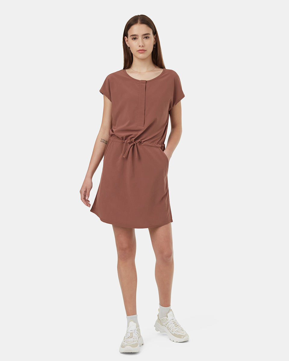 Ten Tree inmotion shortsleeve dress tcw5701-1366 mesa red