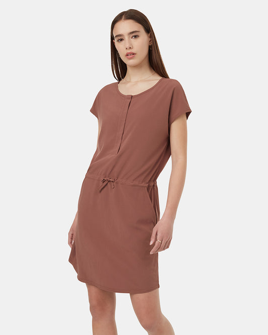 Ten Tree inmotion shortsleeve dress tcw5701-1366 mesa red