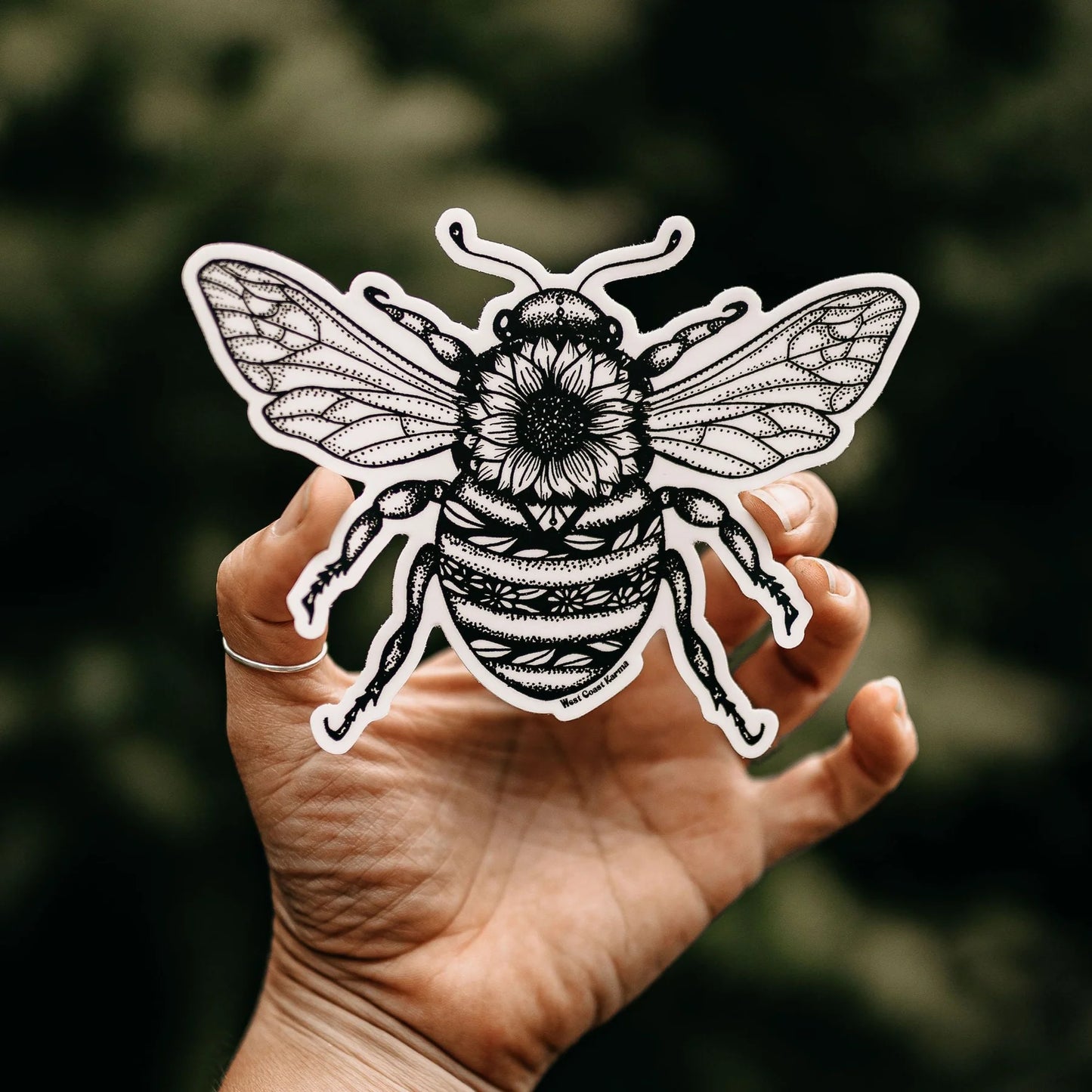 West Coast Karma Bee Sticker