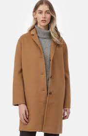 Ten Tree Wool Longline Coat tcw4529-2016