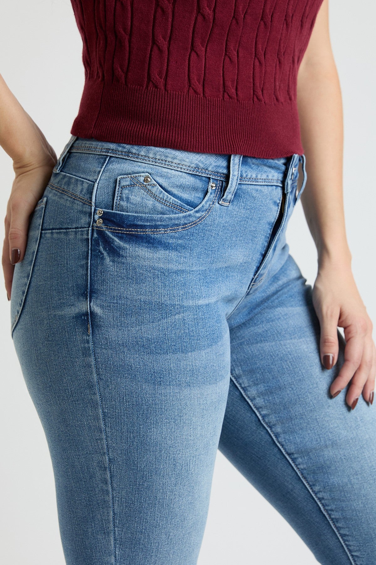 Malibu high rise curve confident wannabettabutt skinny jean wp998775 35L